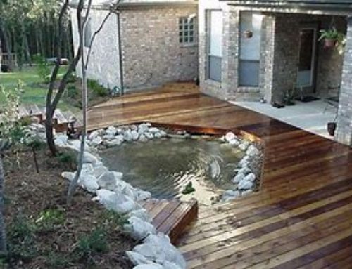Outdoor Ponds, Patios and Deck